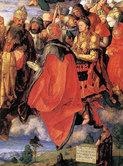 Albrecht Durer The Adoration of the Trinity china oil painting image